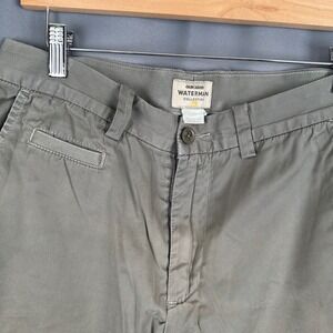 Quiksilver Waterman Chino Pants Khaki Straight Fit Mens Size 31x30